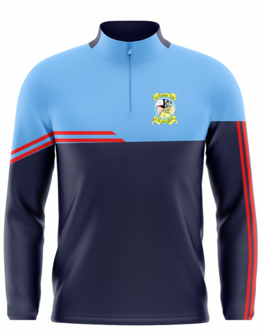 St Enda's half zip top
