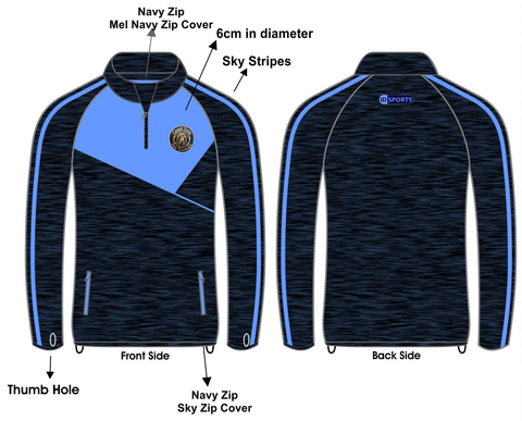 Ennistymon Vocational School Half zip top