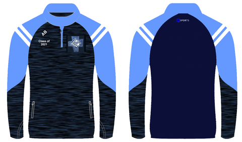 Killina Presentation School Class of 2021 Half zip top