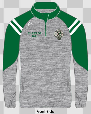 St Senan's N.S. Class of 2021 Half zip top