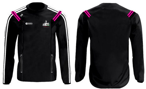 Galbally Rugby windbreaker top pink