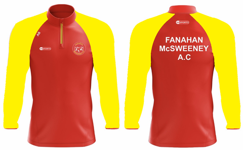 Fanahan McSweeney A.C. Half zip top