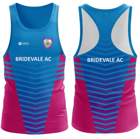 Bridevale Running Club ladies Singlet with racer back