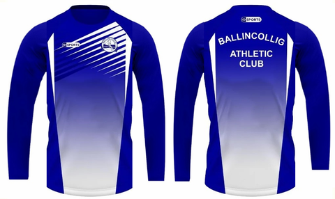 Ballincollig A.C Club training t-shirt long sleeve