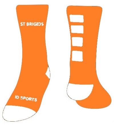 St Brigids Club socks cubes midis